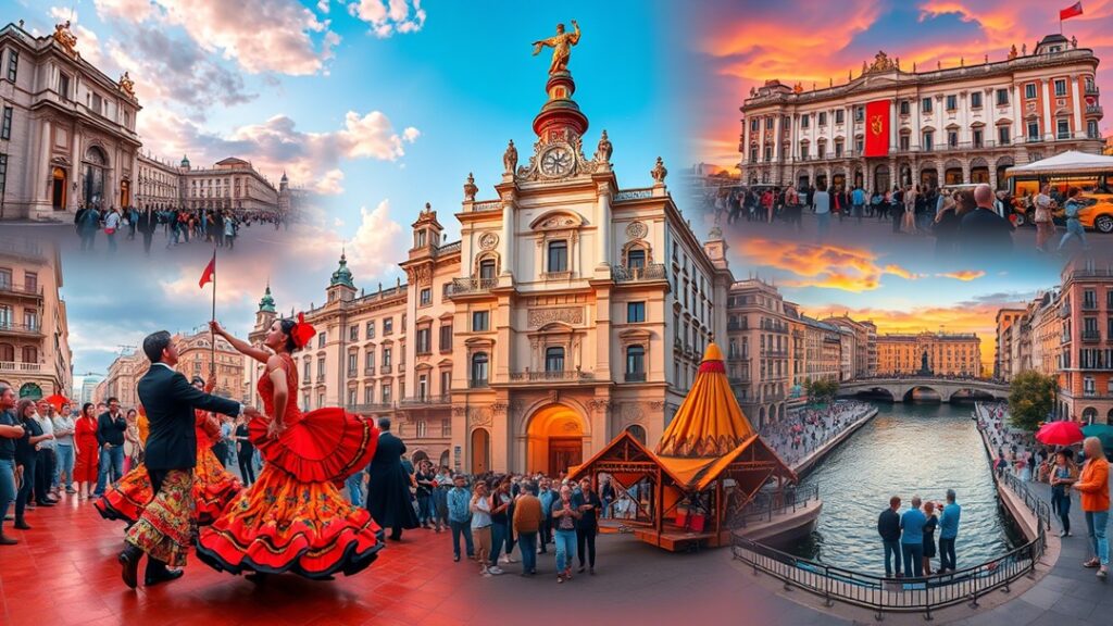 Madrid collage